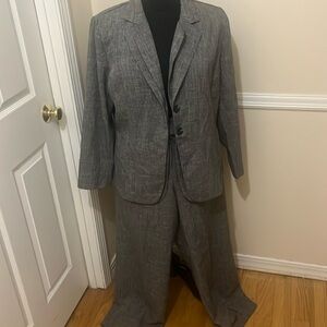 Gray Pants Suit for Plus size women